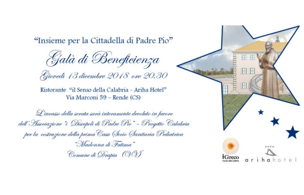 Charity Gala evening 13/12/2018 – Cosenza