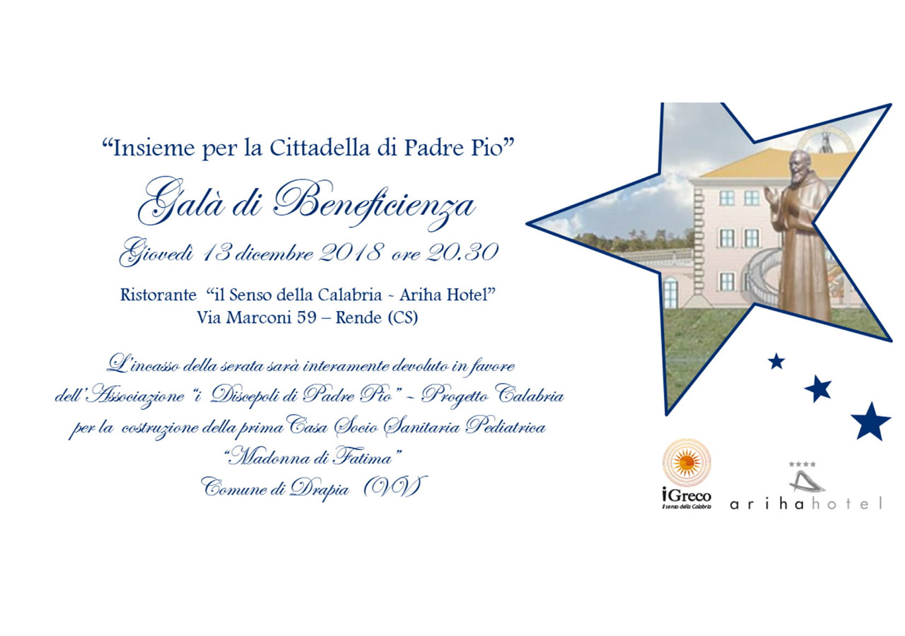 Charity Gala evening 13/12/2018 – Cosenza