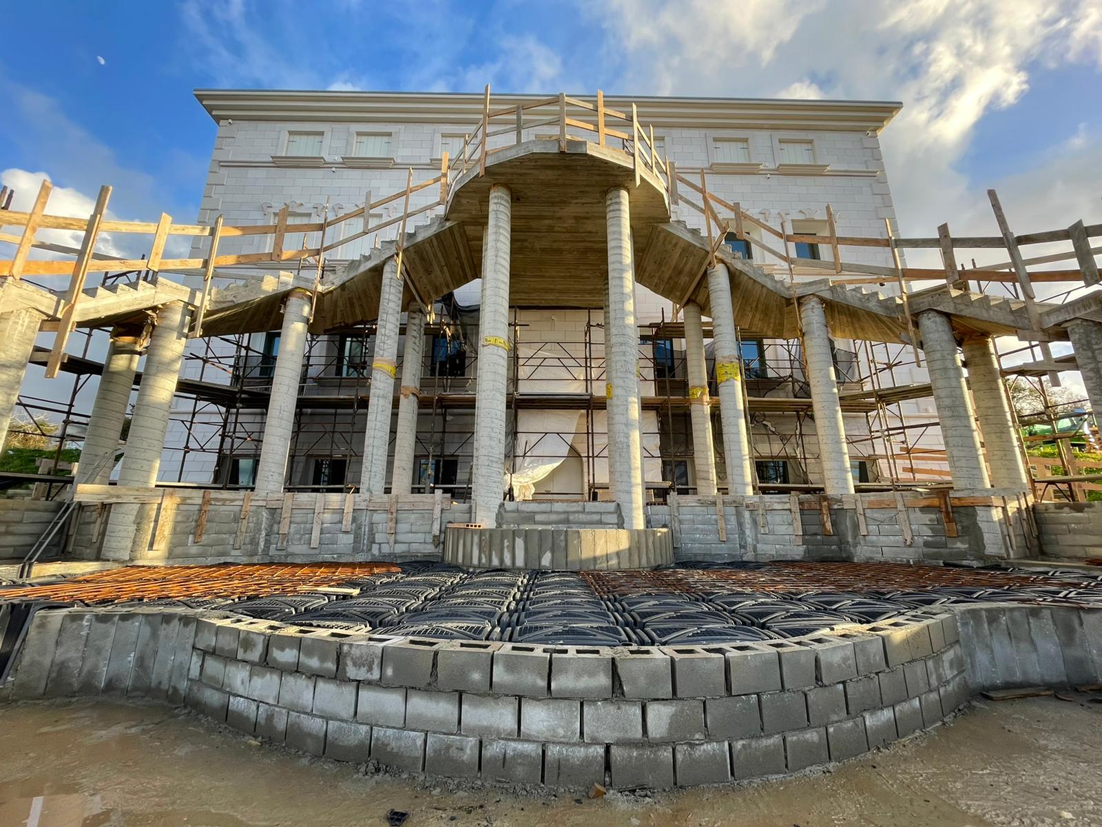 One Step at a Time: The Front Staircase of Casa Accoglienza